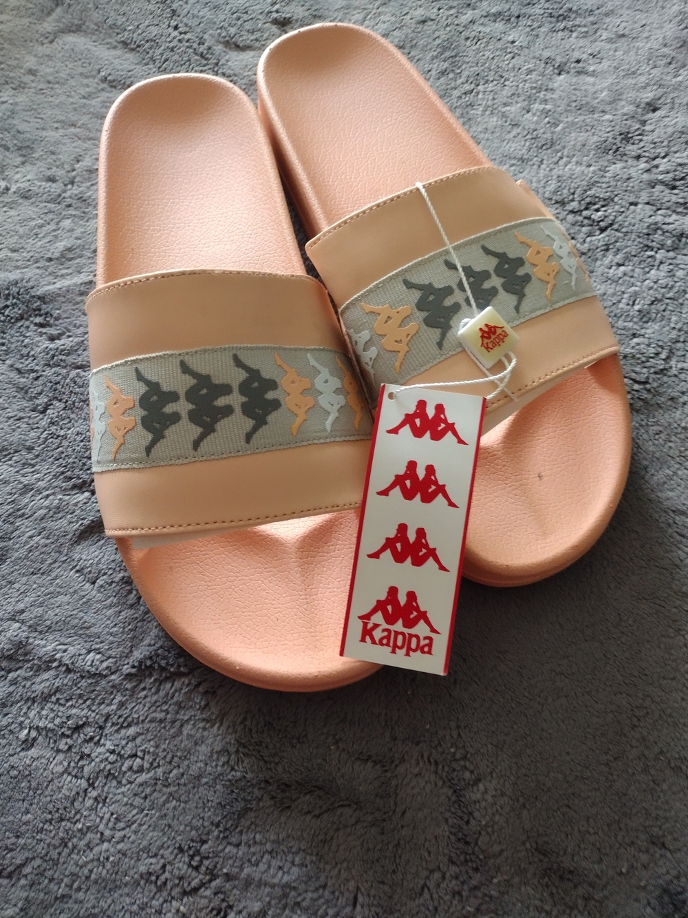 New With Box Kappa Pink Slide Sandals Sz 13